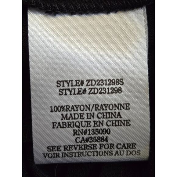 Z SUPPLY Anabella Black Smocked Ruffle Mini Dress Size L Adjustable Straps - Picture 10 of 12